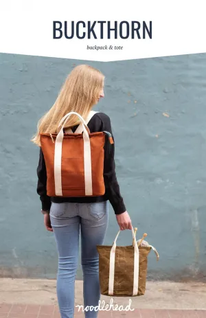Noodlehead Buckthorn Backpack   Tote Pattern