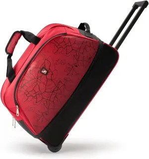 OIWAS Small Rolling Duffle Bag with Wheels Travel 22 inch Carry On Luggage Tote Unisex-Adult Short Term Trips Expandable 50L to 60L