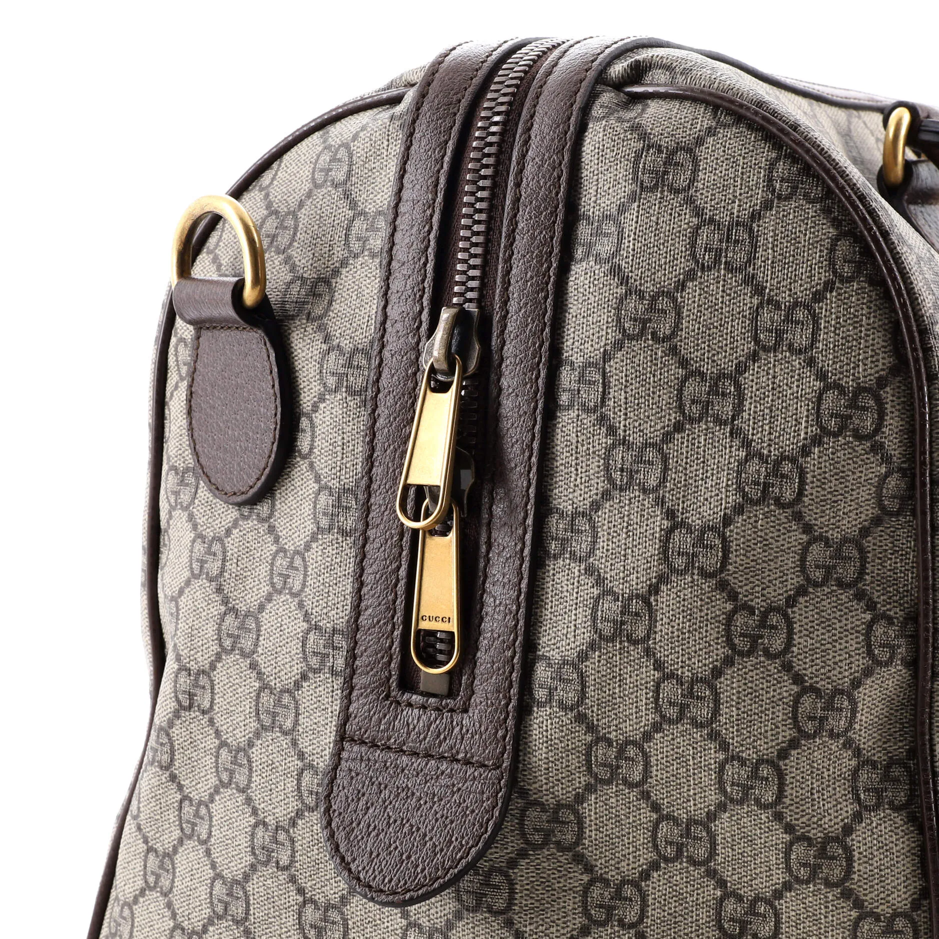 Ophidia Carry On Duffle Bag GG Coated Canvas Medium