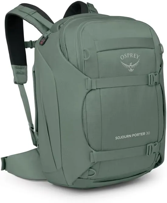 Osprey Sojourn Porter 30L Travel Backpack, Koseret Green