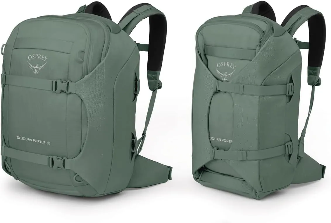 Osprey Sojourn Porter 30L Travel Backpack, Koseret Green