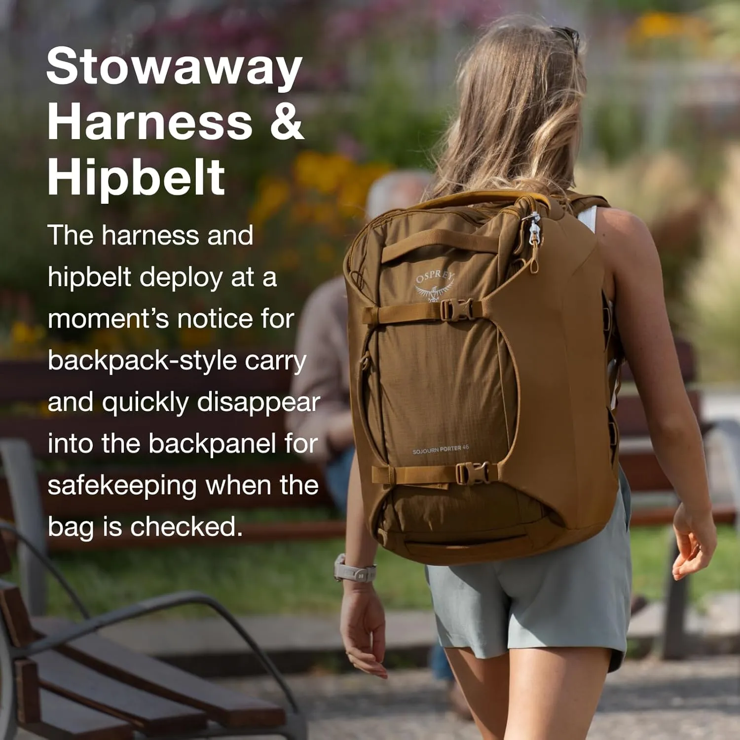 Osprey Sojourn Porter 46L Travel Backpack, Koseret Green