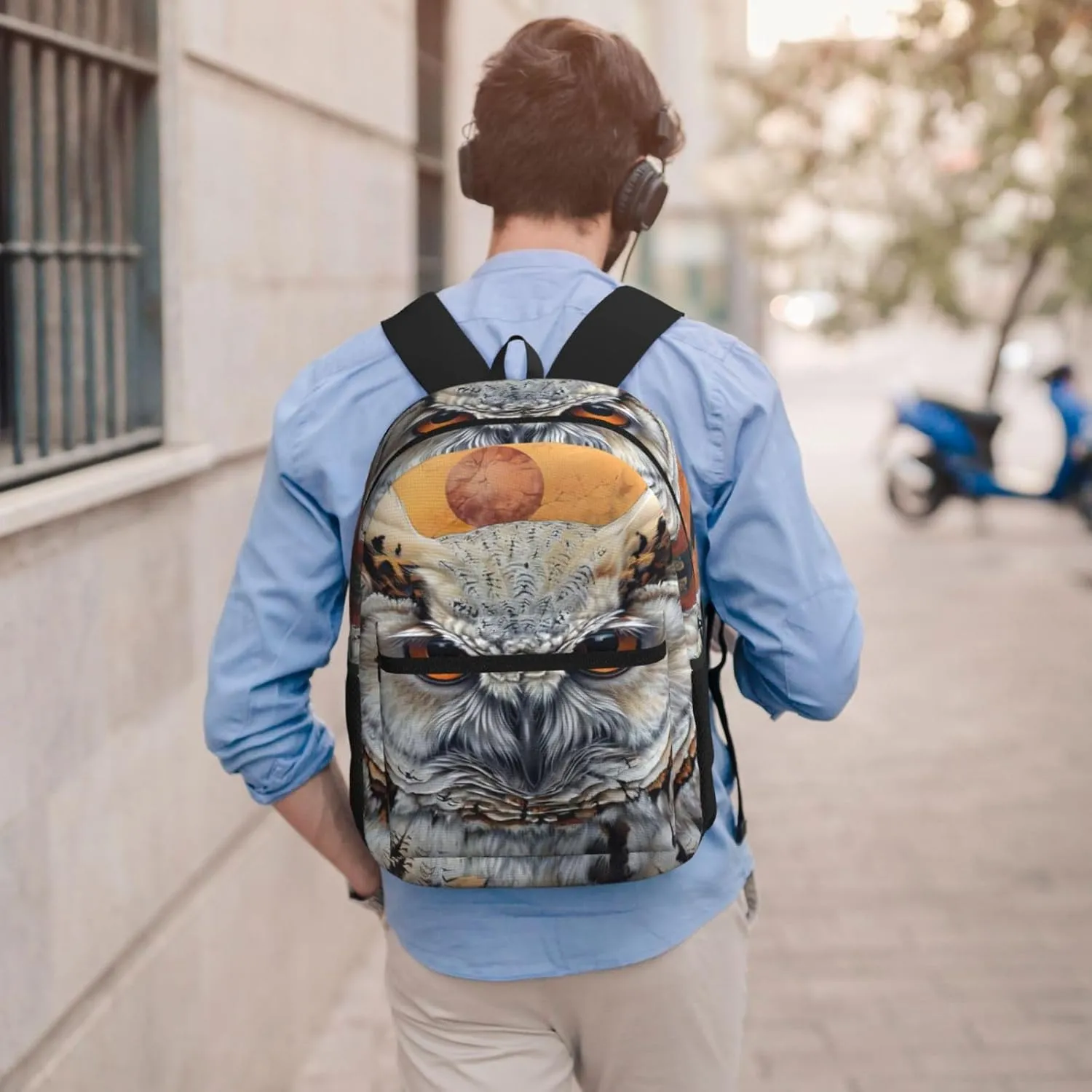 Owl Beliefs Laptop Backpack,Carry On Backpacks, Fits Up To 16 Inch Computer,Travel Daypack For Men Women