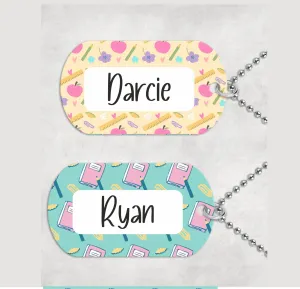 Personalised School Name Tag