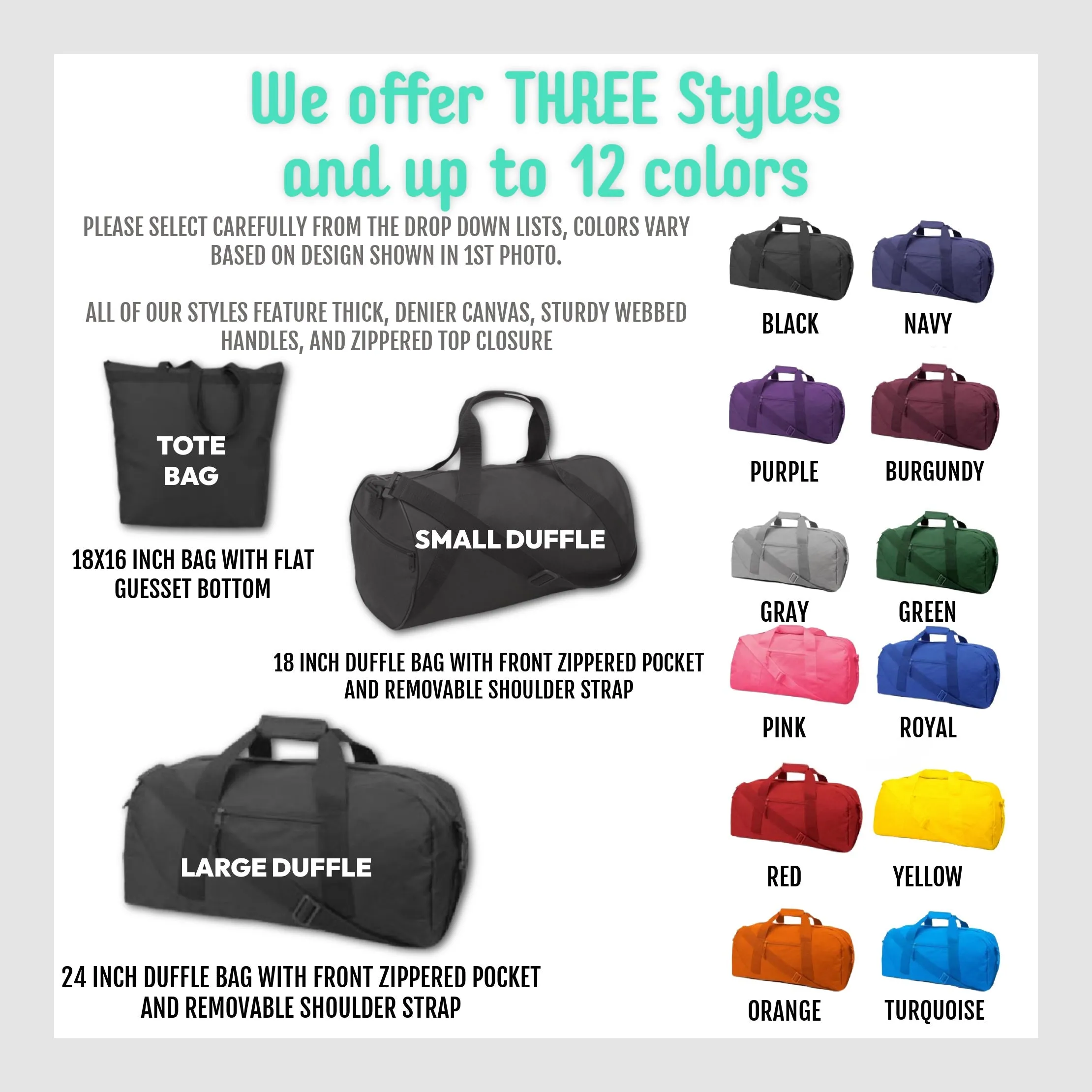 Personalized Born to Swim Tote Bag