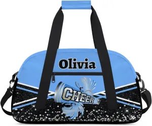 Personalized Cheer Bag Sport Duffel Bag Dance Bag for Girl Gifts, Overnight Duffel Bags Cheerleader for Kids Personalized Gymnastics Duffel Bag Cheerleading Gifts