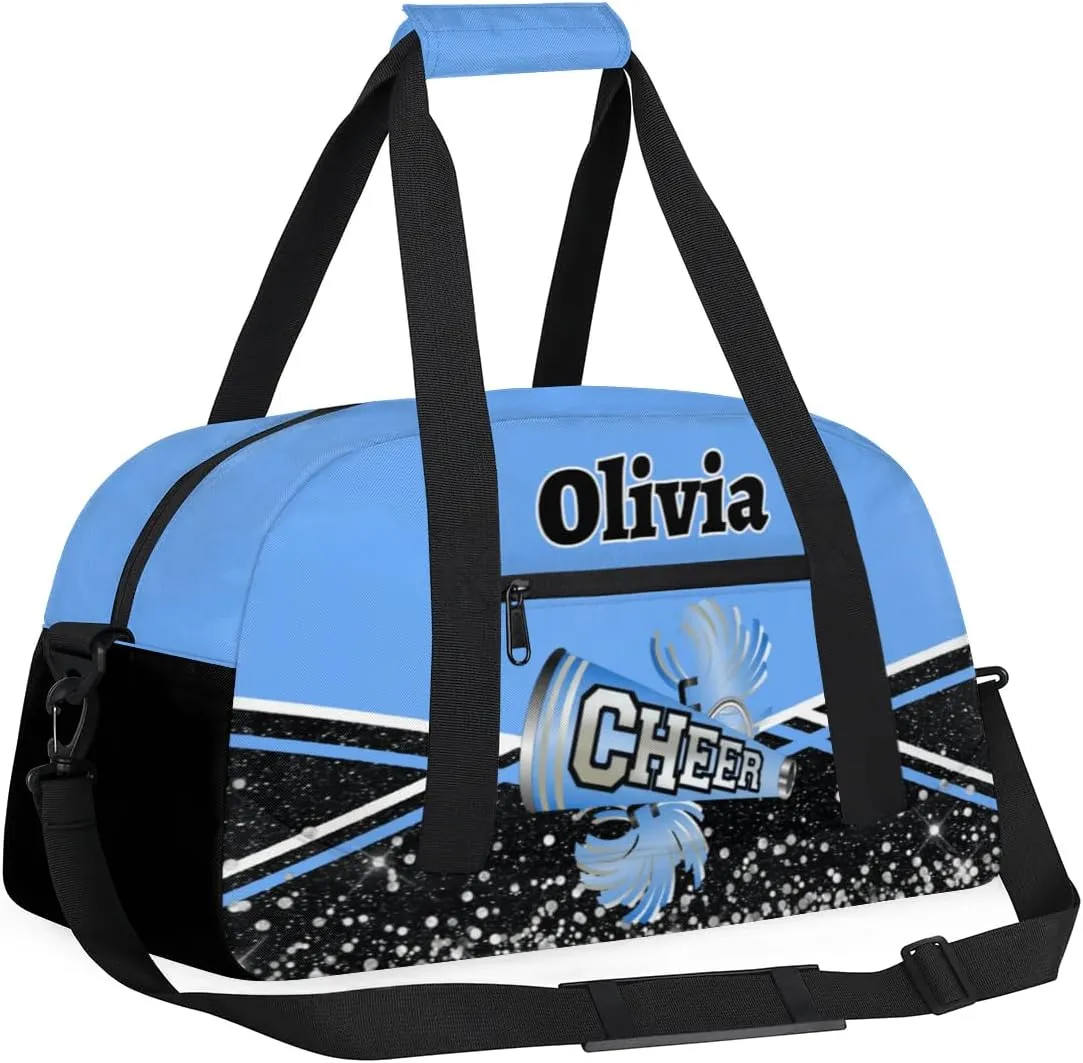 Personalized Cheer Bag Sport Duffel Bag Dance Bag for Girl Gifts, Overnight Duffel Bags Cheerleader for Kids Personalized Gymnastics Duffel Bag Cheerleading Gifts