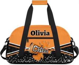 Personalized Cheer Bag Sport Duffel Bag Dance Bag for Girl Gifts, Overnight Duffel Bags Cheerleader for Kids Personalized Gymnastics Duffel Bag Cheerleading Gifts