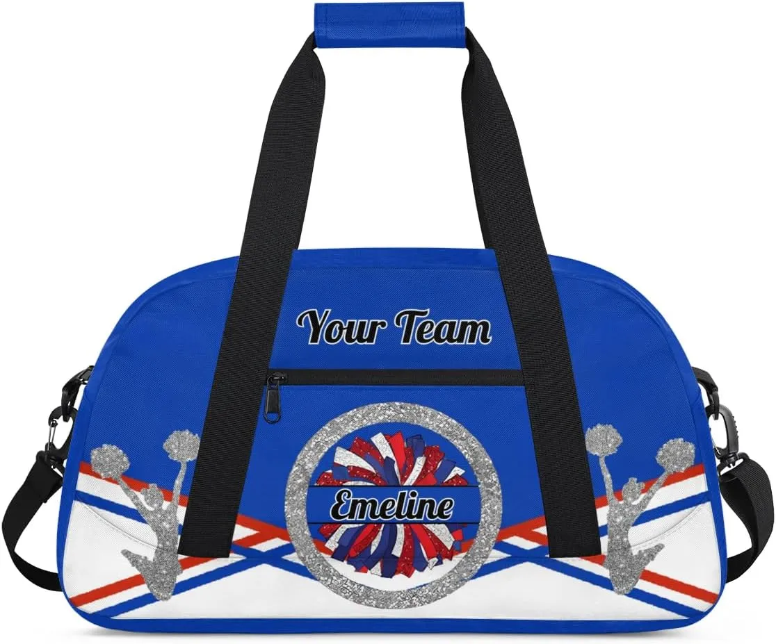 Personalized Cheerleader Bag Dance Bag for Girl, Overnight Duffel Bags Cheerleader for Kids Personalized Sport Gym Bag, Gymnastics Duffel Bag - Cheerleading Gifts