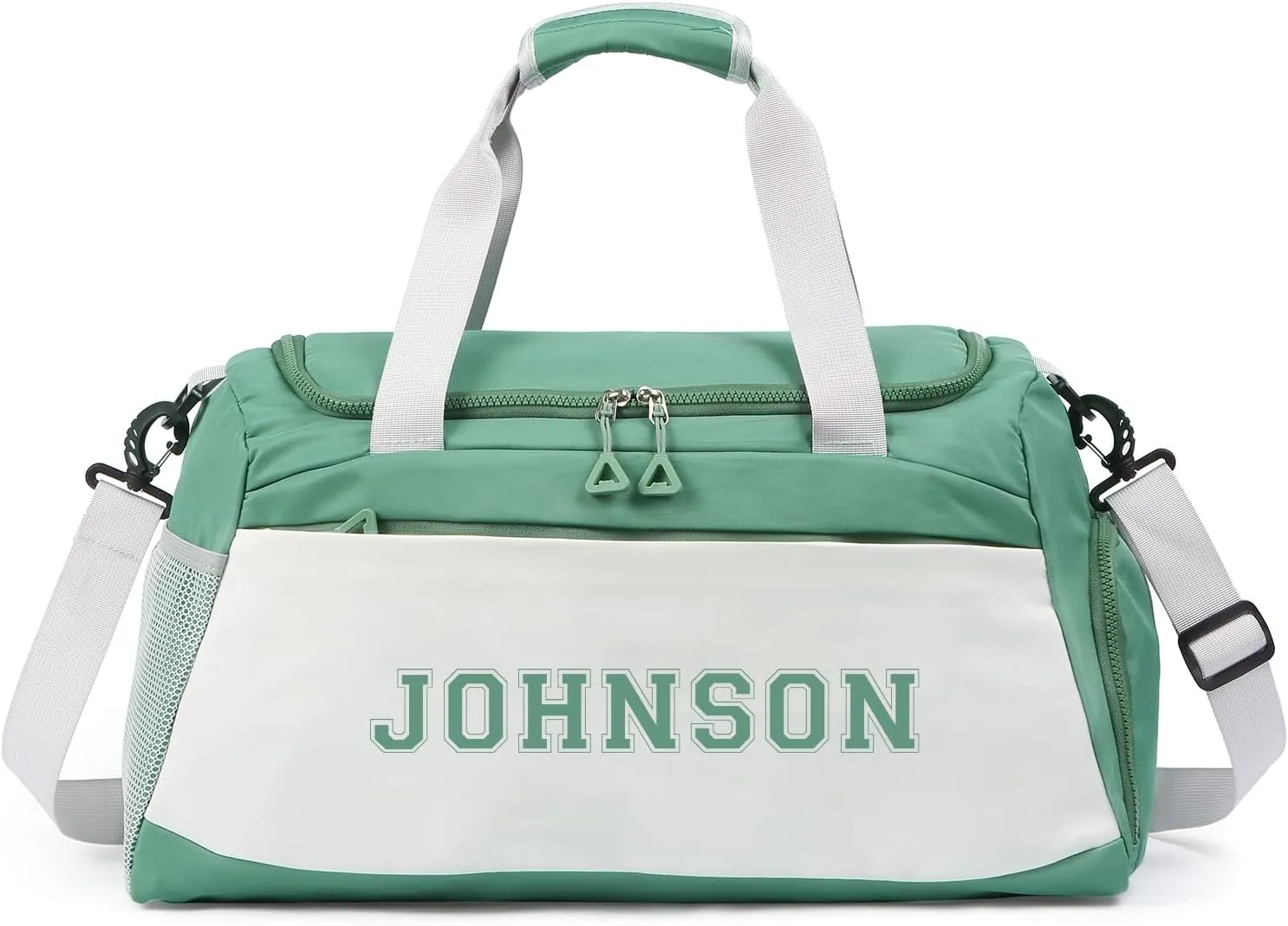 Personalized Gym Bag Custom Name Gym Bags for Men Women duffle bag for travel Weekend Sport Bag Carry On Bags for Airplanes Black Pink Purple 18x10x9 Inches