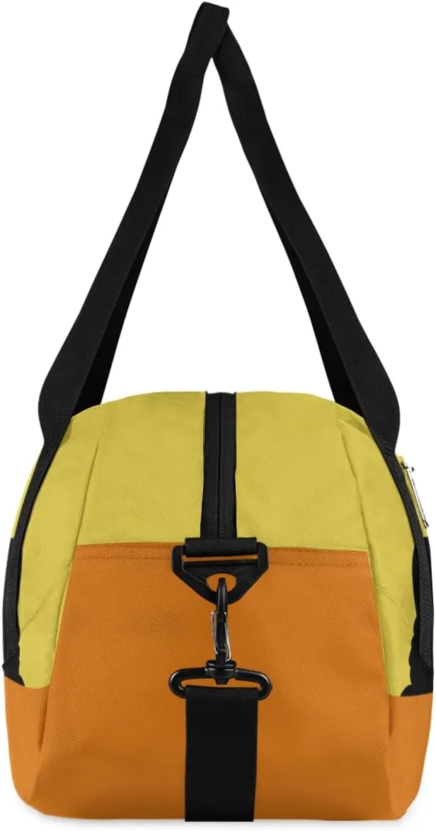 Personalized Kids Duffel Bag Cute Black Cat,Custom Sport Gym Bag for Boys Girls,WWeekender Overnight Bags Travel Duffel Bag,Customized Kids Gift