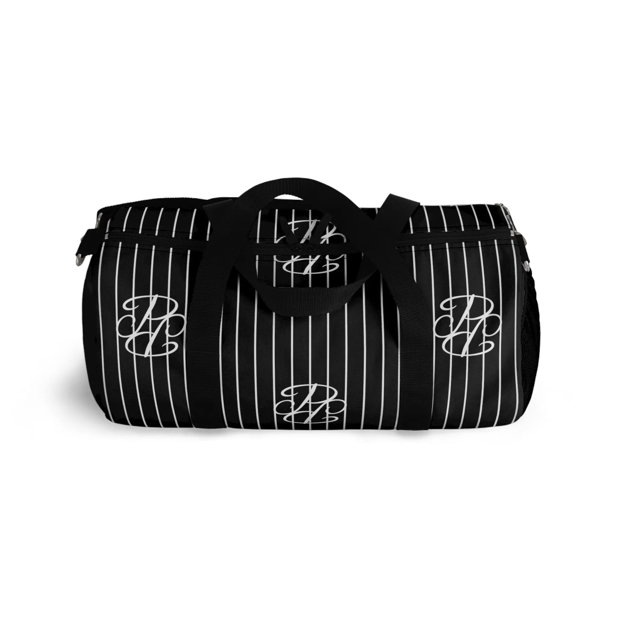 Phallacy Players Striped Designer Duffel Bag