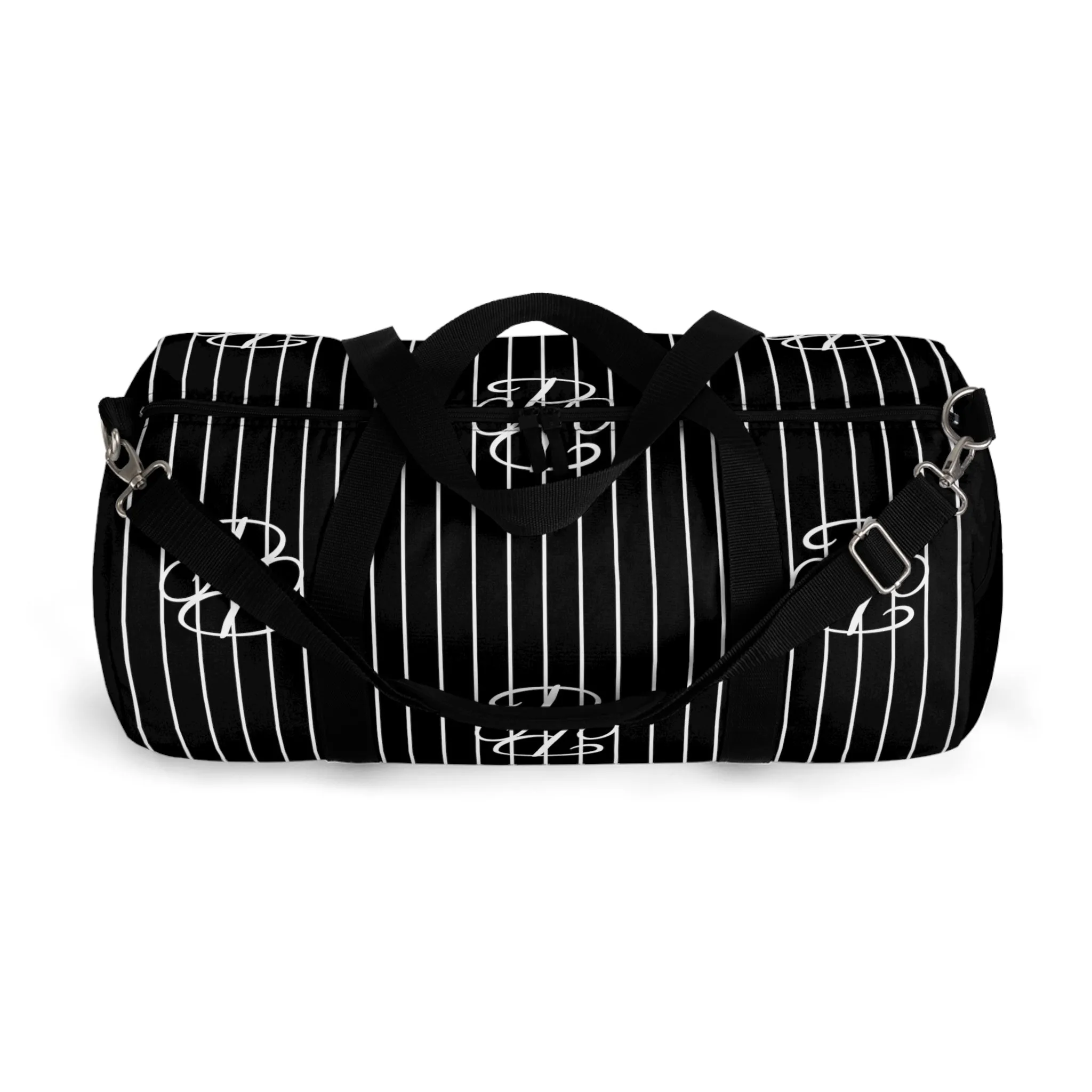 Phallacy Players Striped Designer Duffel Bag