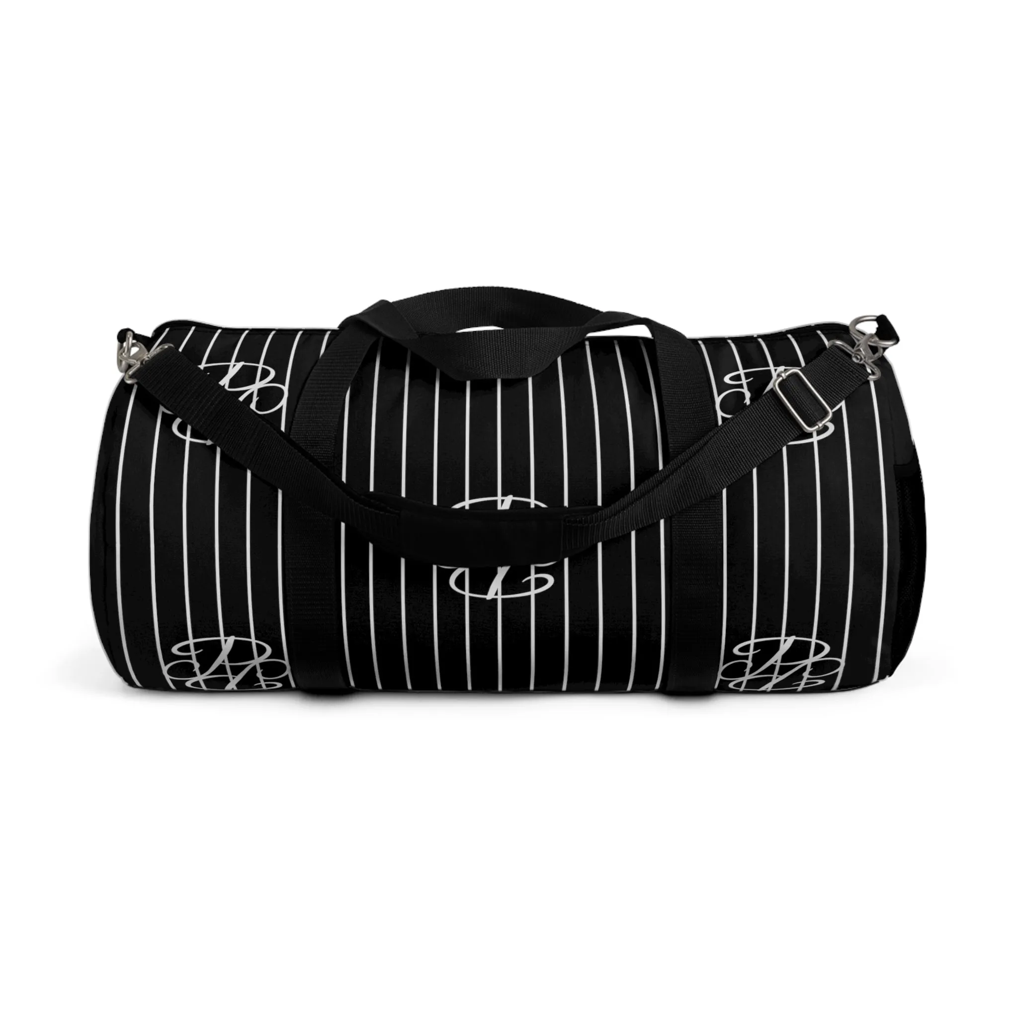 Phallacy Players Striped Designer Duffel Bag