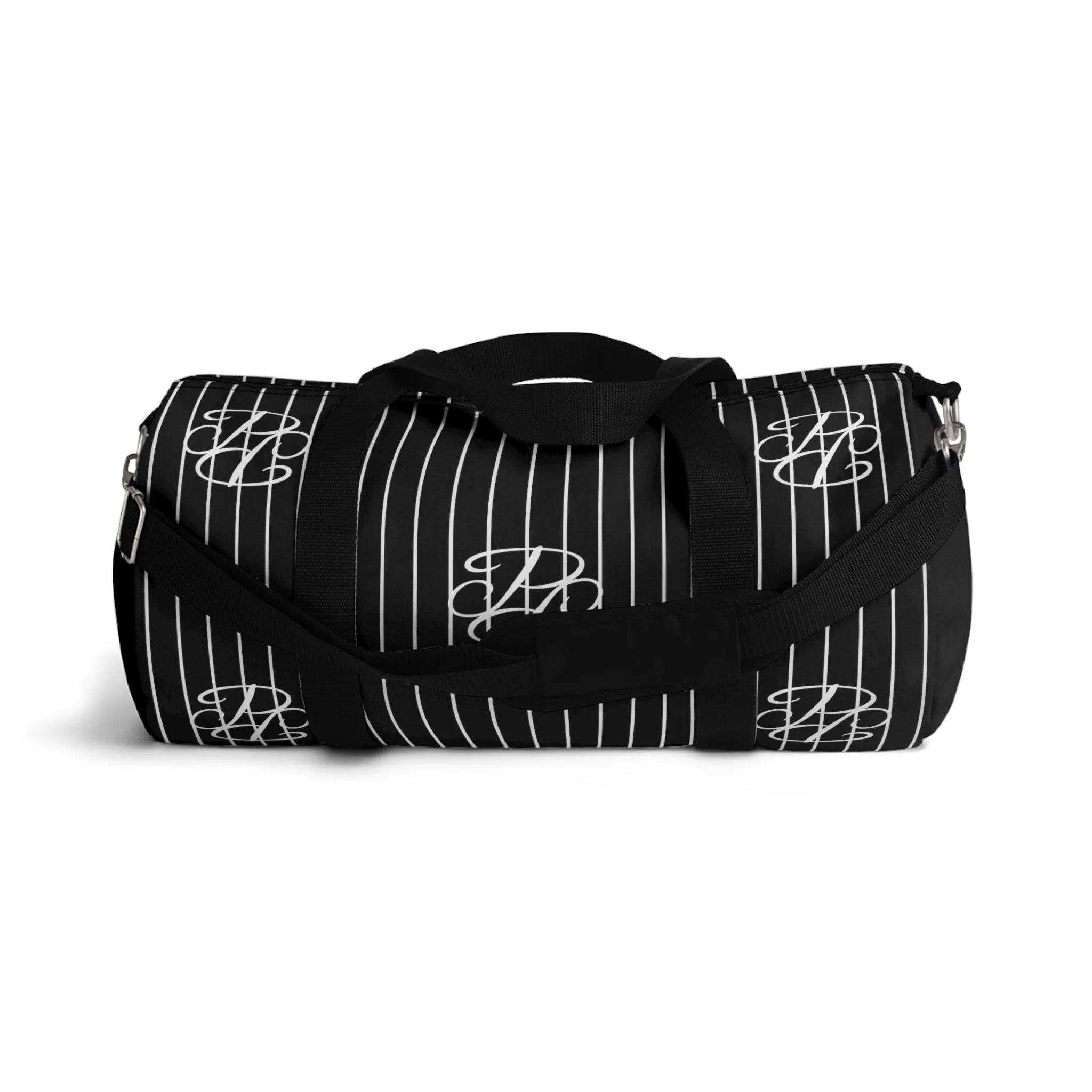 Phallacy Players Striped Designer Duffel Bag