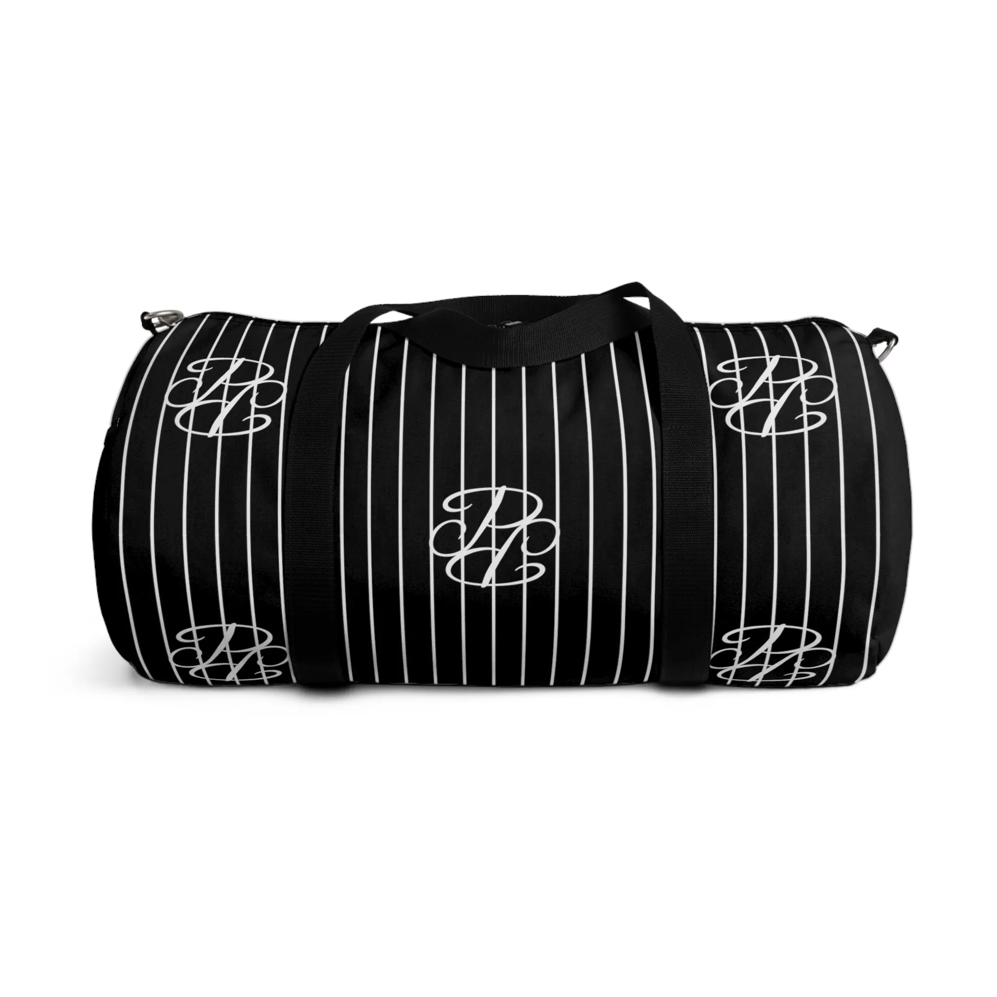 Phallacy Players Striped Designer Duffel Bag
