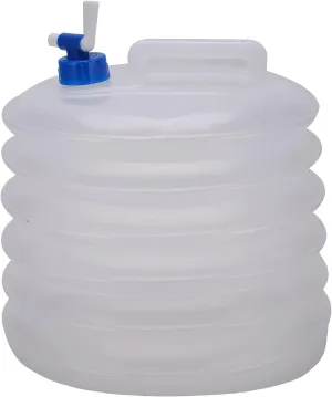 Pilipane Collapsible Water Container Safe Non Toxic Portable Foldable Liquid Carrier for Camping Travel and Home Water Storage Made of Food Grade LDPE EVA Material Large Capacity 15L