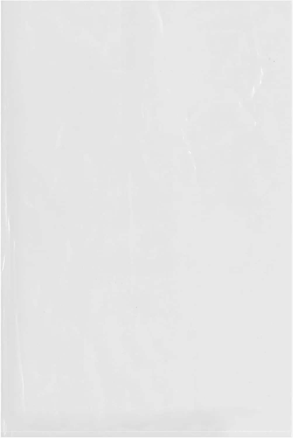 Plymor 12" x 18" (Pack of 100), 4 Mil Flat Open Clear Plastic Poly Bags