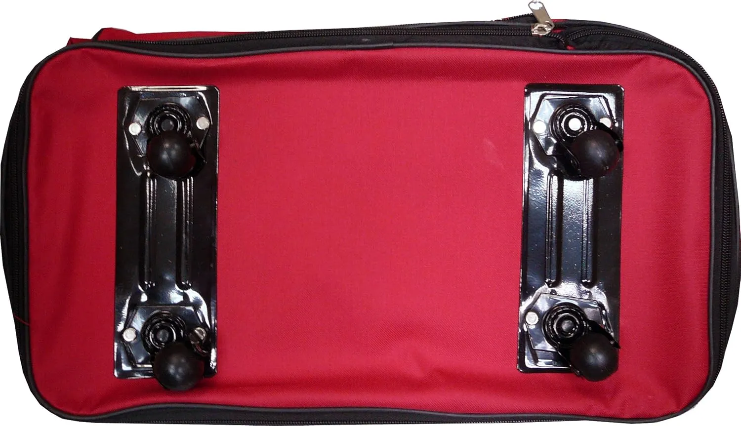 Pod 30" / 36" / 40" Expandable Rolling Wheeled Duffle bag Spinner Luggage suitcase (Red, 30-inch)