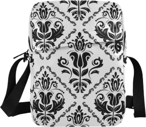 Poeticcity Crossbody Phone Bag, Small Messenger Shoulder Bag, Cash Handbag Wallet Purse