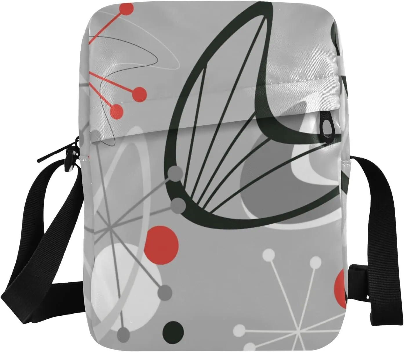 Poeticcity Crossbody Phone Bag, Small Messenger Shoulder Bag, Cash Handbag Wallet Purse