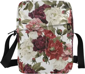 Poeticcity Crossbody Phone Bag, Small Messenger Shoulder Bag, Cash Handbag Wallet Purse