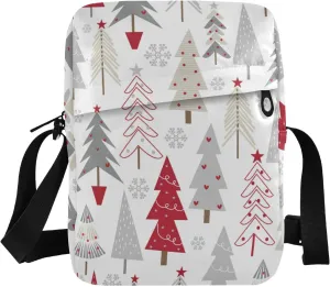 Poeticcity Crossbody Phone Bag, Small Messenger Shoulder Bag, Cash Handbag Wallet Purse