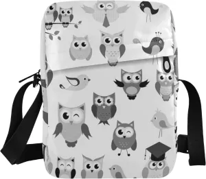 Poeticcity Crossbody Phone Bag, Small Messenger Shoulder Bag, Cash Handbag Wallet Purse