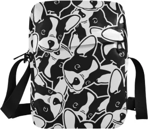 Poeticcity Crossbody Phone Bag, Small Messenger Shoulder Bag, Cash Handbag Wallet Purse