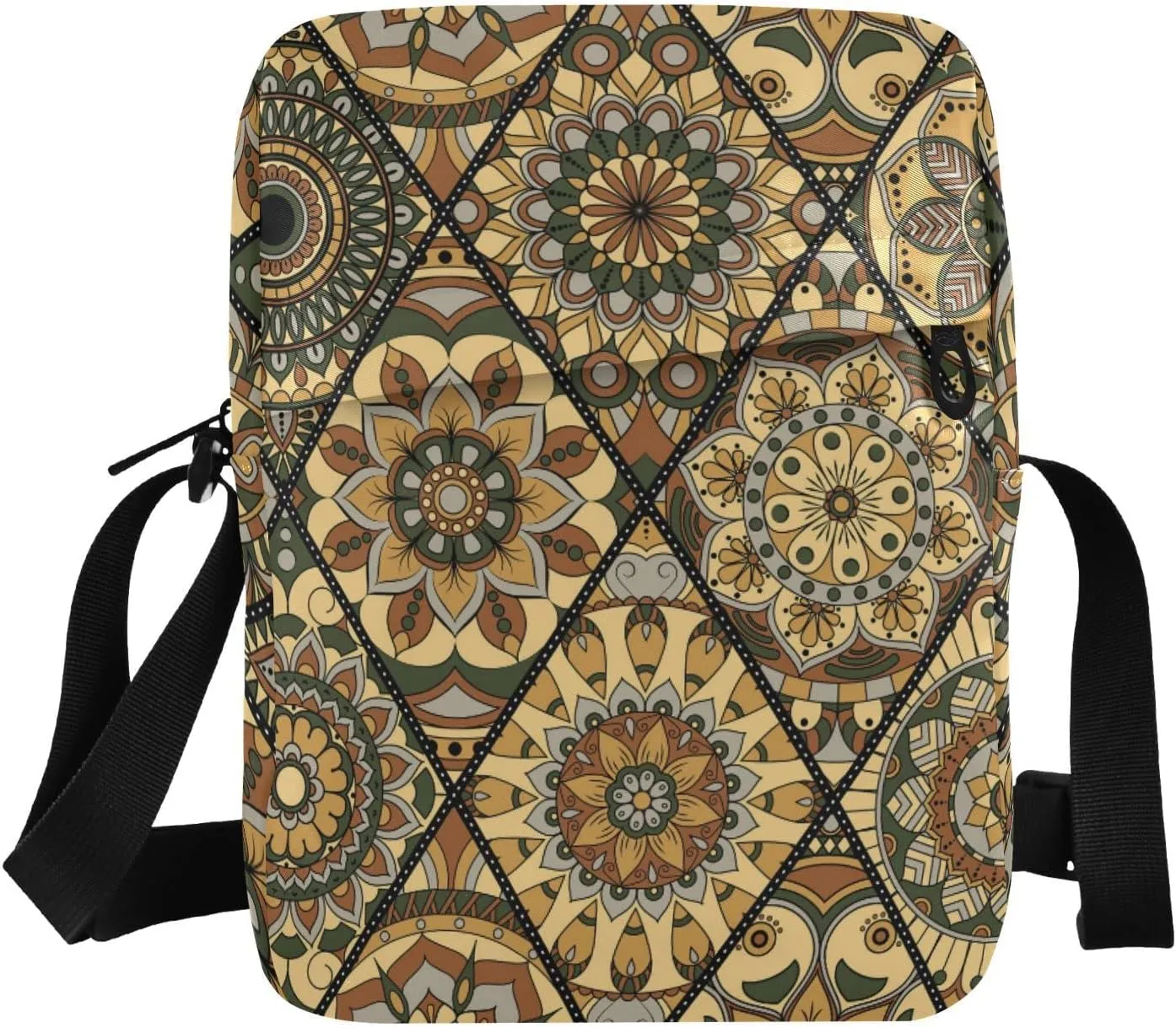 Poeticcity Crossbody Phone Bag, Small Messenger Shoulder Bag, Cash Handbag Wallet Purse