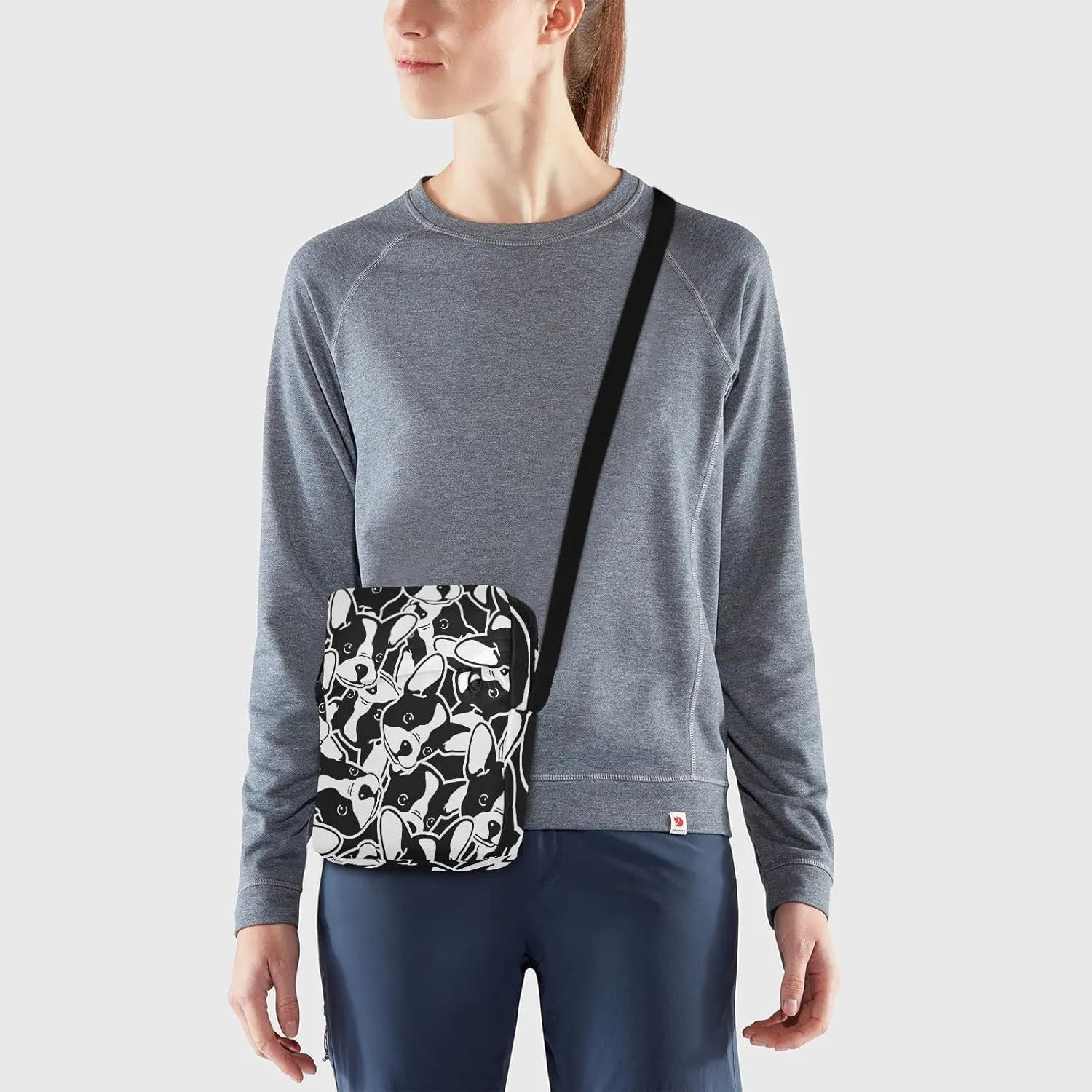 Poeticcity Crossbody Phone Bag, Small Messenger Shoulder Bag, Cash Handbag Wallet Purse