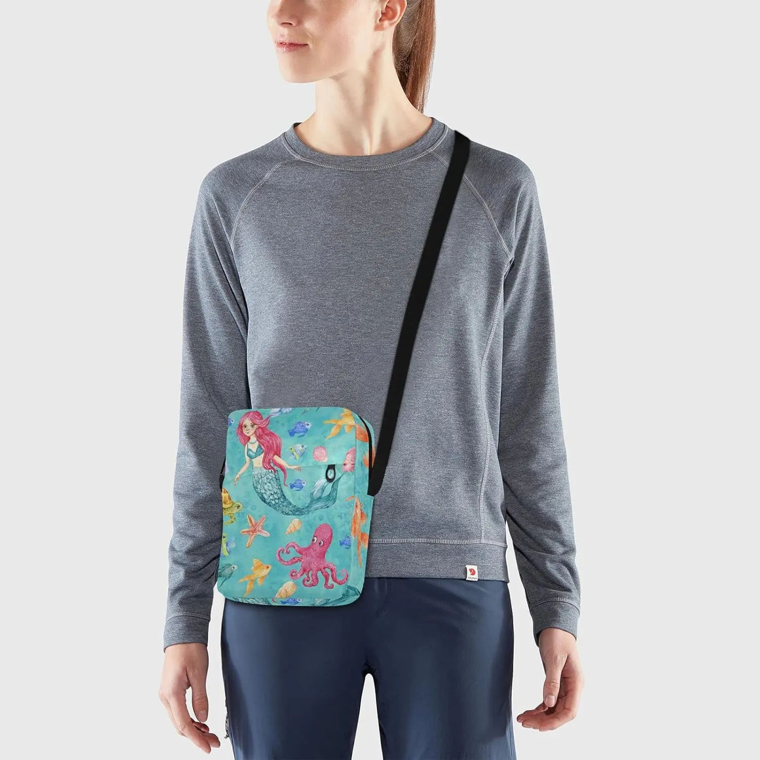 Poeticcity Crossbody Phone Bag, Small Messenger Shoulder Bag, Cash Handbag Wallet Purse