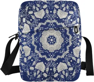 Poeticcity Crossbody Phone Bag, Small Messenger Shoulder Bag, Cash Handbag Wallet Purse
