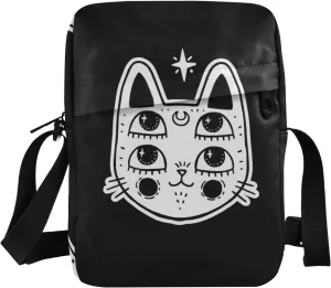 Poeticcity Crossbody Phone Bag, Small Messenger Shoulder Bag, Cash Handbag Wallet Purse