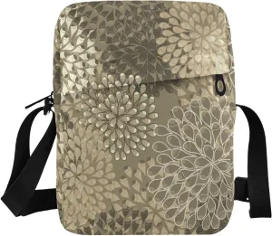 Poeticcity Crossbody Phone Bag, Small Messenger Shoulder Bag, Cash Handbag Wallet Purse
