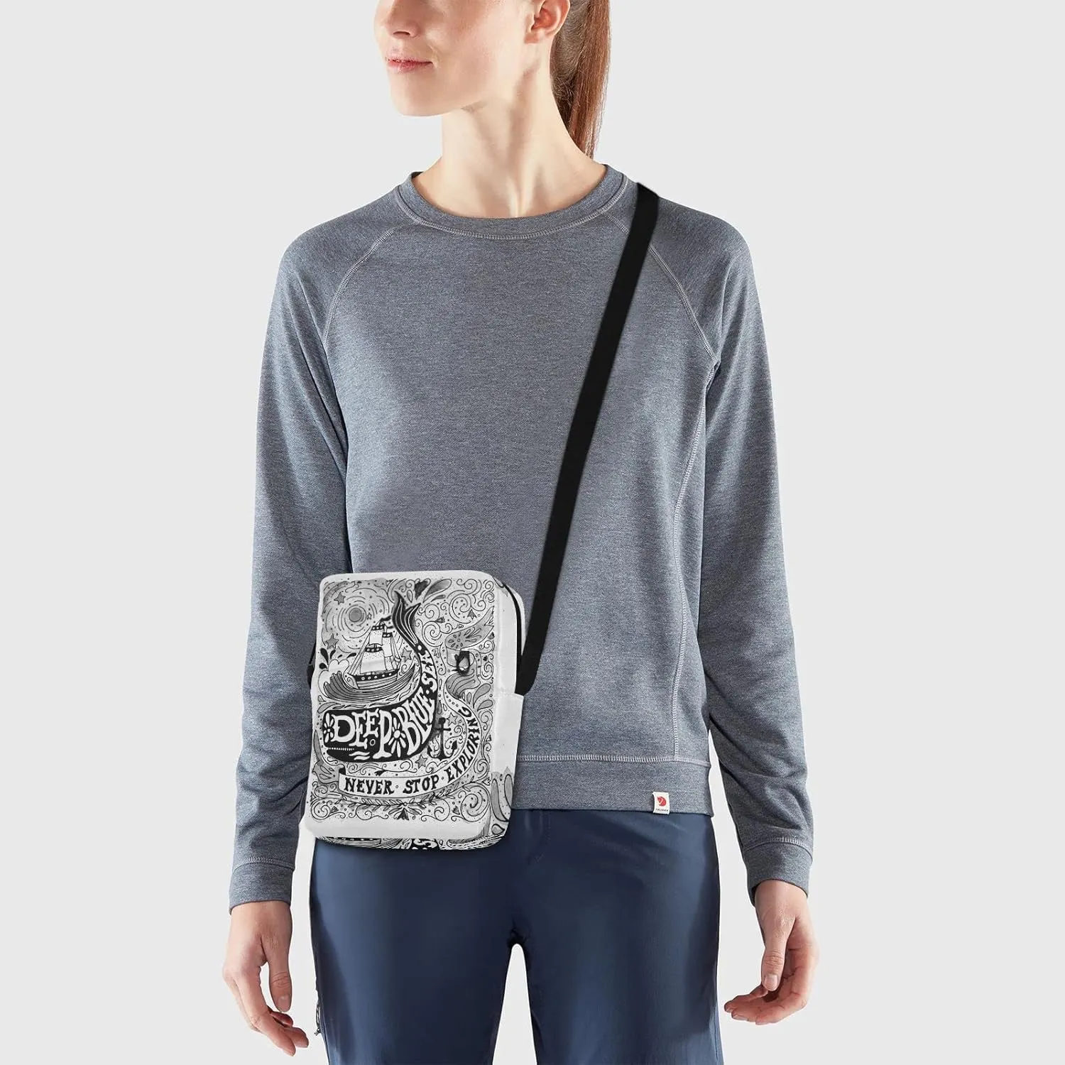 Poeticcity Crossbody Phone Bag, Small Messenger Shoulder Bag, Cash Handbag Wallet Purse