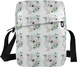 Poeticcity Crossbody Phone Bag, Small Messenger Shoulder Bag, Cash Handbag Wallet Purse