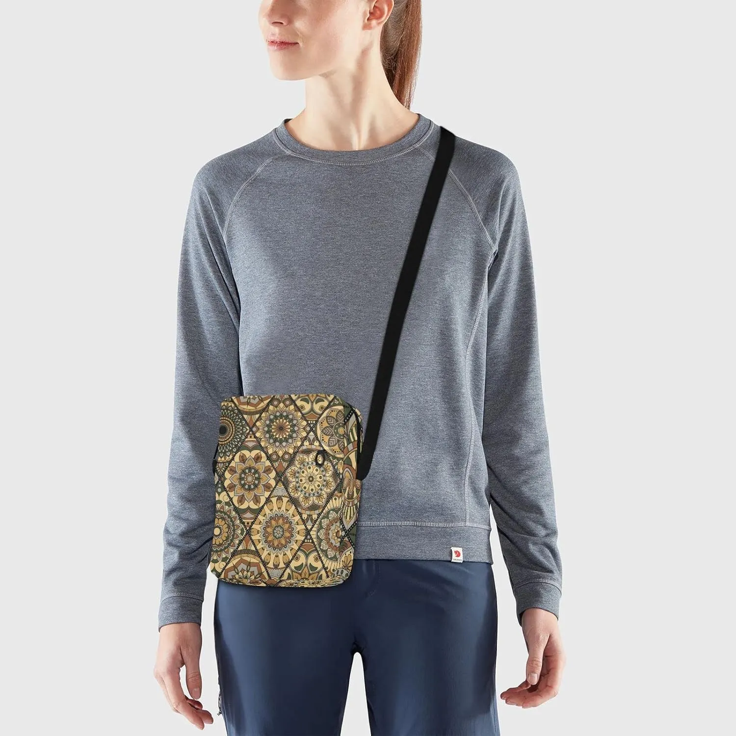 Poeticcity Crossbody Phone Bag, Small Messenger Shoulder Bag, Cash Handbag Wallet Purse