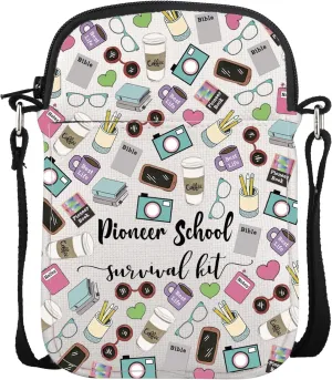 POFULL JW Gift Pioneer Gift for Pioneers JW Witnesses Best Life Pioneer Survival Kit Crossbody Bag
