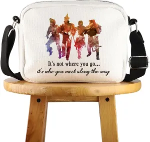 POFULL Movie Inspired Gifts Its Not Where You Go But Who You Meet Crossbody Bag