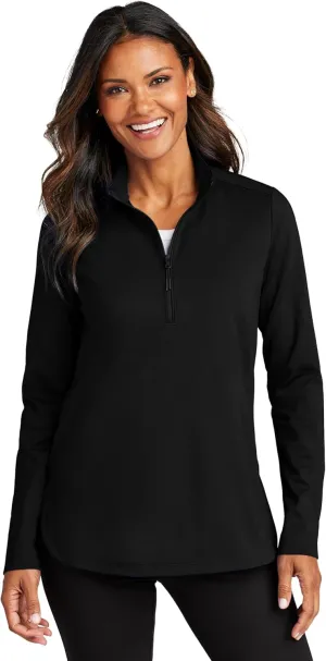 Port Authority Ladies C-Free Double Knit 1/4-Zip