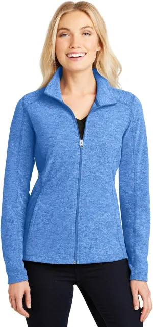 Port Authority Ladies Heather Microfleece Full-Zip Jacket
