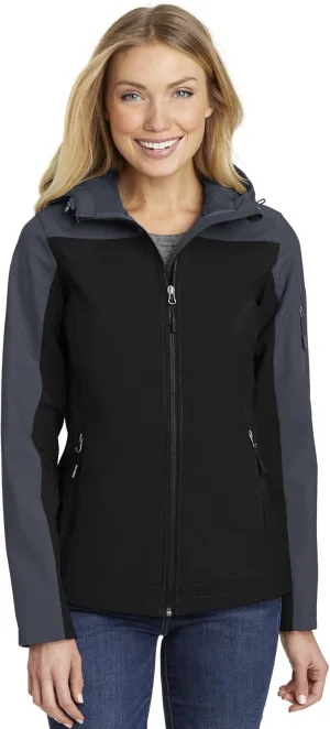 Port Authority Ladies Hooded Core Soft Shell Jacket