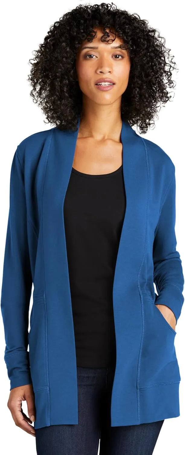 Port Authority Ladies Microterry Cardigan