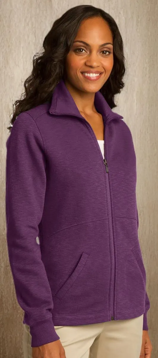 Port Authority Ladies Slub Fleece Full-Zip Jacket