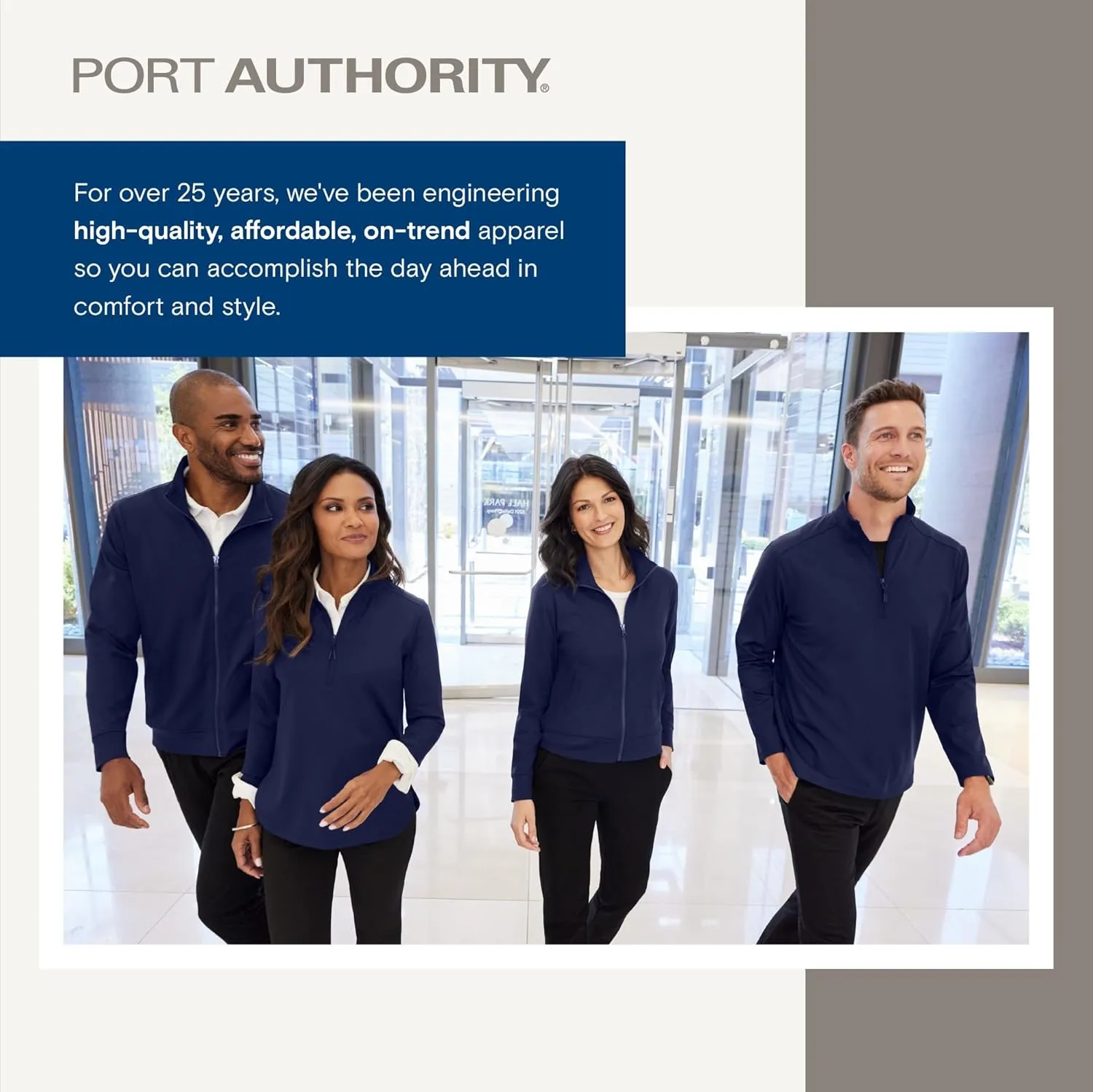 Port Authority Performance Fine Jacquard Polo