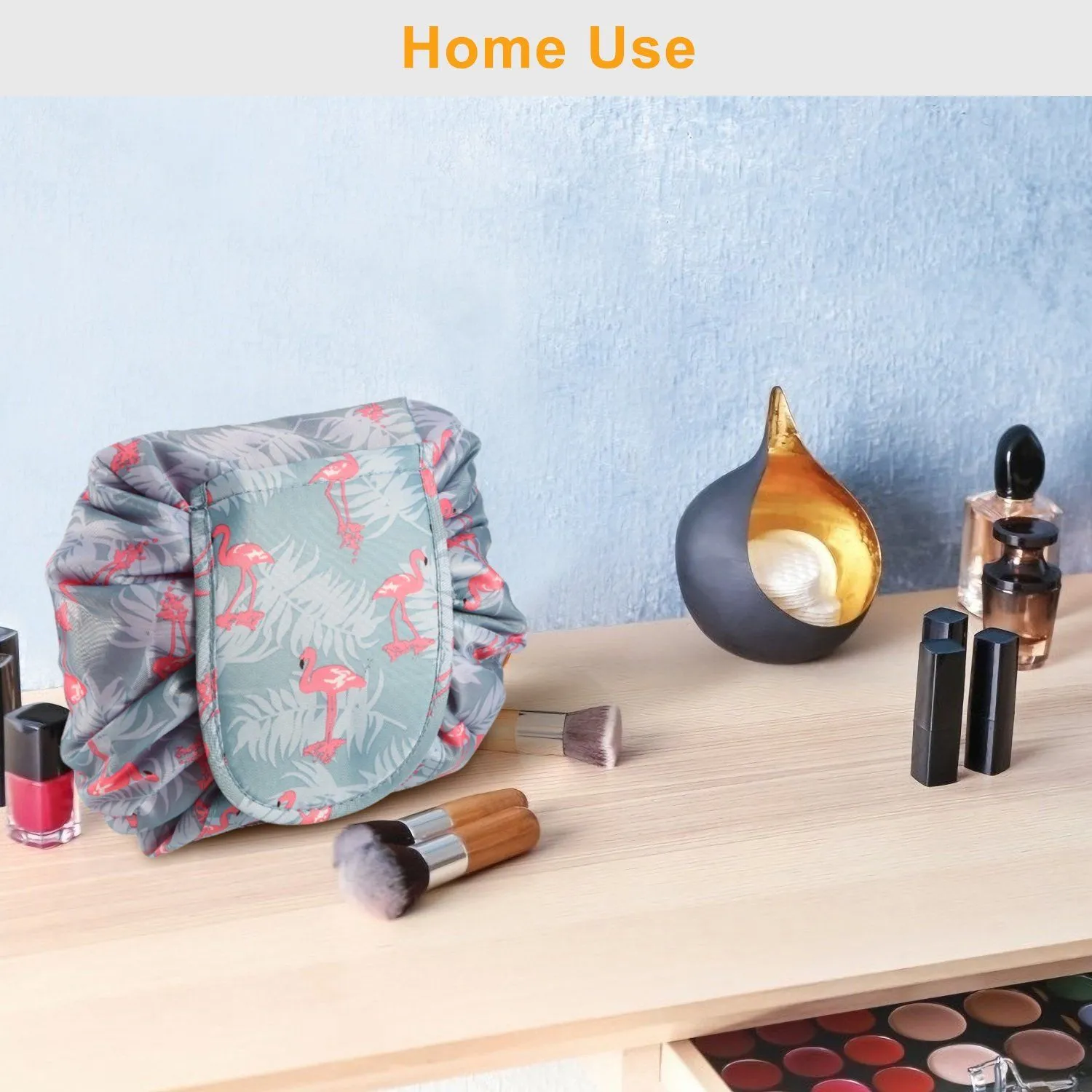 Portable Makeup Bag Drawstring Cosmetic Bag