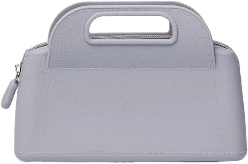 Portable Makeup Bag Silicone Beach Bag Portable Silicone Storage Bag(D)