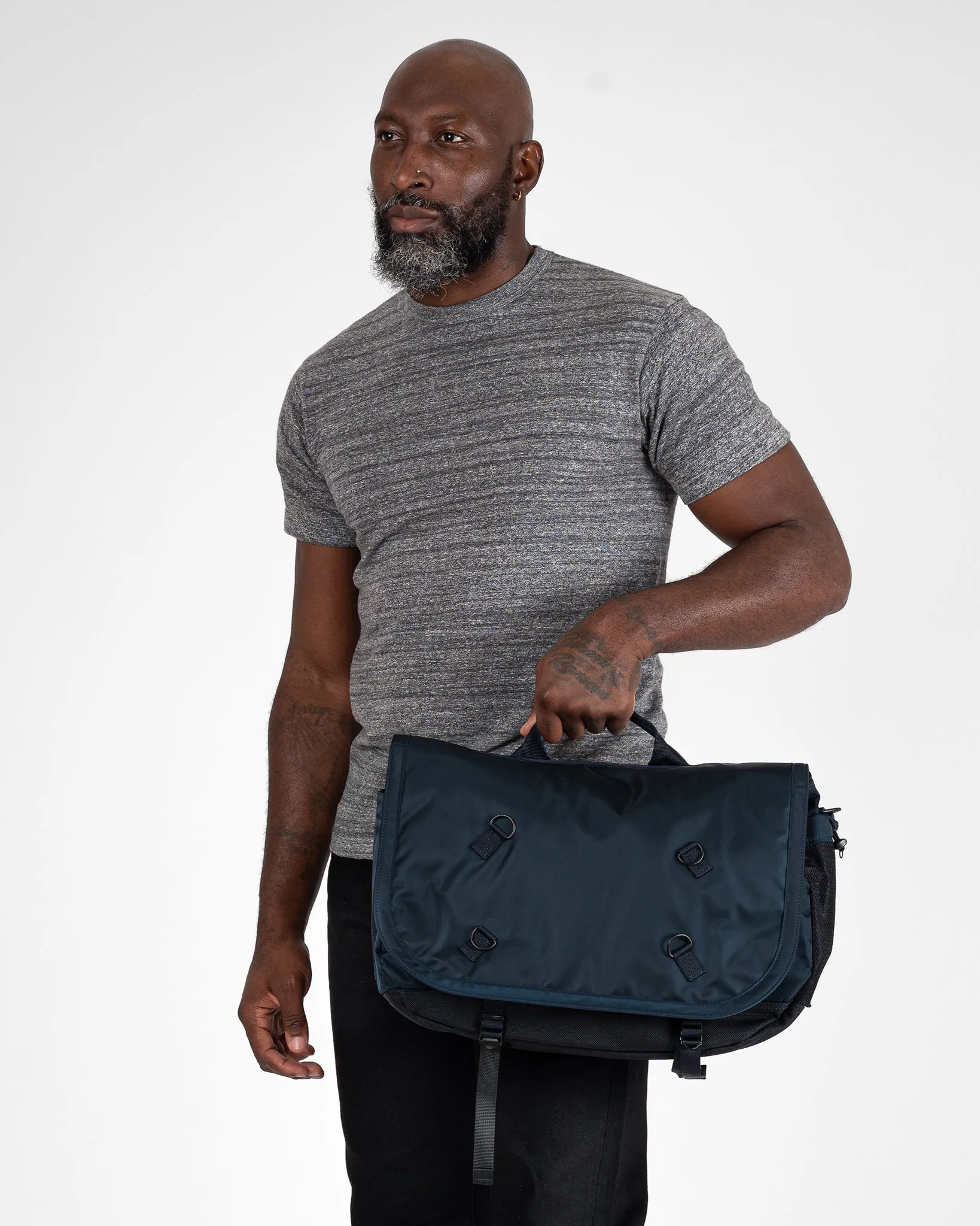 Porter - Yoshida & Co. - Ride Messenger Bag - Navy Blue