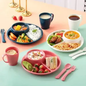 Portion Control Divided Meal Planner Plate - Healthy Eating Guide